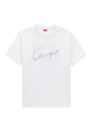 Kenzo Kenzo Signature geborduurd katoenen T-shirt