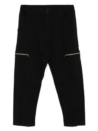 Comme Des Gar&ccedil;ons tapered trousers - men - Polyester - L - Black