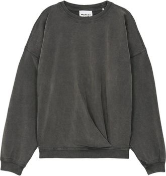 Isabel Marant Hoodies & sweatvesten, Dames, Zwart, XS, Katoen, Sauria Sweatshirt