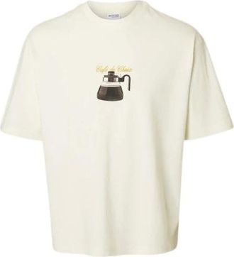 Selected Tops, Heren, Beige, S, T-shirts