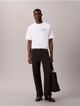 Calvin Klein Jeans Calvin Klein Mens 90s Straight Chino Pants - Black - 30W x 30L