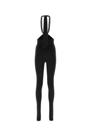 The Attico Womens Black Stretch Polyester Ruby Pant 100 Exterior: Poleyster Elastane Pantaloni Trousers