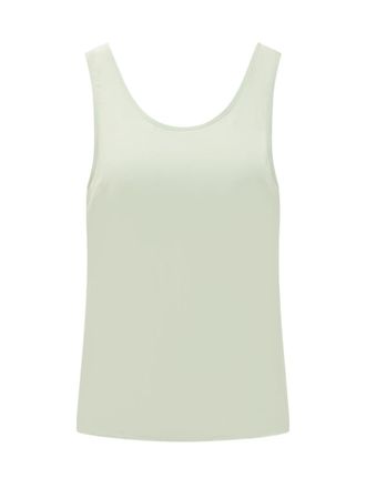 Pinko Light Green Scoop Neck Top