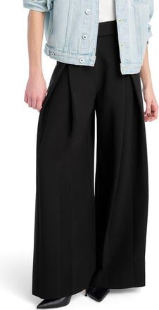 Favorite Daughter Pleats for Days Wide Leg Pants in Black at Nordstrom, Size 10P
