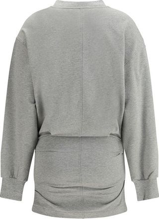 The Attico Womens Gray Cotton Casual Dress
