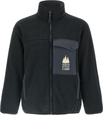 Maison Kitsuné Casual Puffer Jackets Blu-Uomo