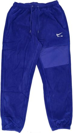 Nike Winter Fleece Trainingsbroek Blauw/Wit - Heren - Outdoor broeken - Blauw - S - Polyester - Fitness