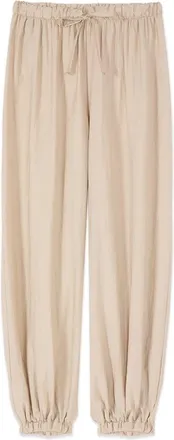 Oltre Dames, Broeken, Beige, Maat: L Nylon