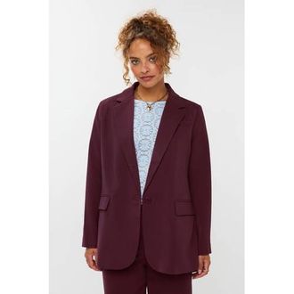 Ydence regular blazer donkerrood
