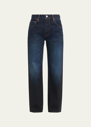 Moussy Vintage Monta Straight-Leg Denim Jeans