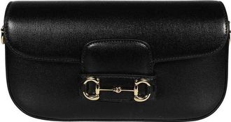 Gucci (WMNS) Gucci Horsebit 1955 Small Shoulder Bag Black 735178-1DB0G-1000