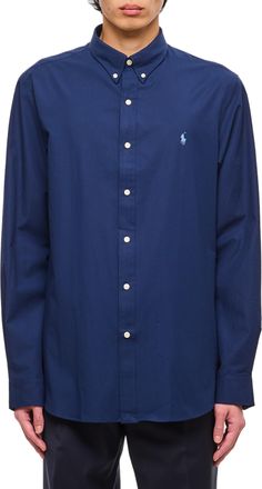 Polo Ralph Lauren Button-Down Cotton Shirt with Adjustable Cuffs