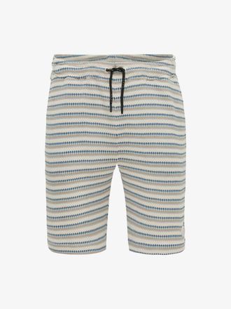 Genti Gestreepte Korte Broek | Beige