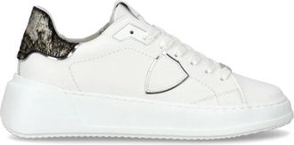 Philippe Model Sneakers, female, White, 8 UK, Trainers Tres Temple Tennis