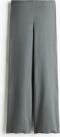 H&M Feinstrickhose - Green