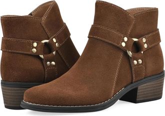 White Mountain Womens White Mountain Altossa Boots Hazel Suede Western Bootie ZOGG1969