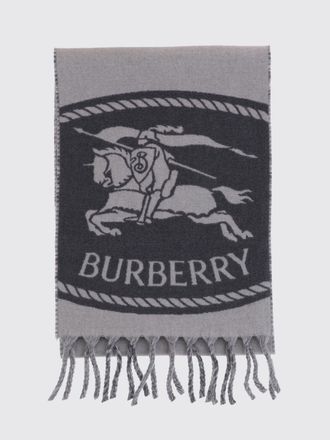 Burberry Scarf Woman color Grey
