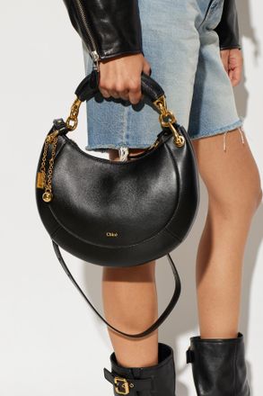 Chlo&eacute; Banana Small Hobo Bag, Womens, Black