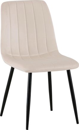 Clp Silla De Comedor Dijon Terciopelo Crema