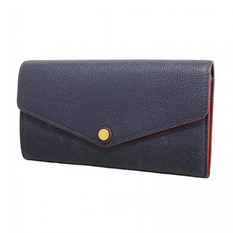 Louis Vuitton Marine Rouge Long Wallet (Bi-Fold) (Pre-Owned)