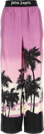 Palm Angels Stijlvolle Herenbroek - Dames - Wijde Broeken - Veelkleurig - XS - Broeken