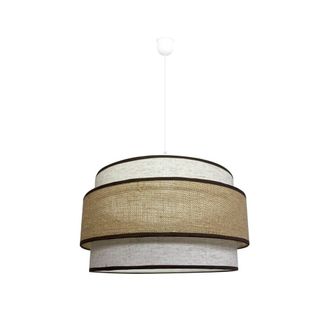 Wonderlamp Lampara colgante origninal natural de 3 pantallas
