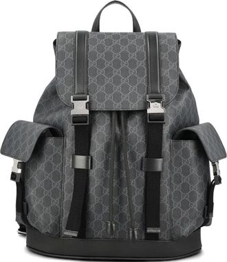 Gucci Rugzak met logopatroon - Grijs