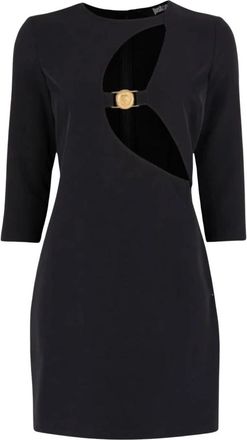 Just Cavalli Jurk met korte mouwen - Dames - Korte kleedjes - Zwart - L - Kleedjes