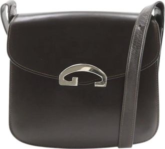 Gucci Pre-owned Cross Body Bags, female, Brown, Size: ONE SIZE Pre-owned Vintage Shoulder Bag