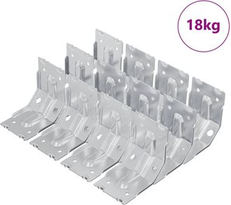 vidaXL Soporte 212 Recubierto De Zinc 106 X 55 X 1,5mm Acero Vidaxl