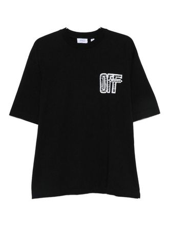 Off-white Motion Arrow Skate Cotton T-Shirt