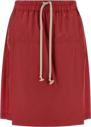 Rick Owens Red Moncler Rick Owens Kiltshorts Bermuda Shorts