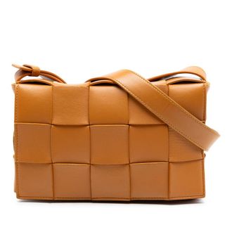 Bottega Veneta Pre-owned Bottega Veneta Nappa Intrecciato Cassette Crossbody Ladies UK4O7D313UCRSWDK
