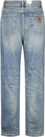 Carhartt Work in Progress Carhartt Wip, Straight Jeans, male, Blue, Size: W31 Aaron Pant