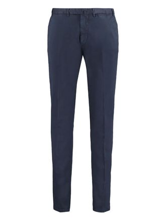 THE (ALPHABET) cotton-blend chino trousers - Blue
