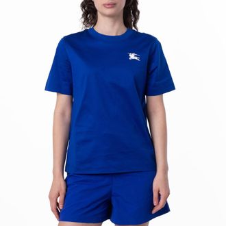 Burberry EKD Logo Embroidered Cotton T-Shirt, Size Medium