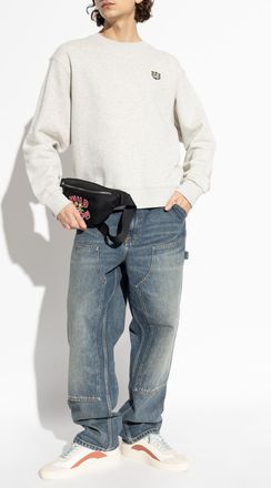 Kenzo Cotton Sweatshirt, Mens, Grey