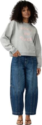 Alchemist Abbi Denim - Dames - Loose Fit Jeans - Blauw - XL - Denim - Jeans