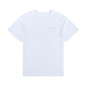 Hogan Versatile White T-Shirt With Calf Leather Accents