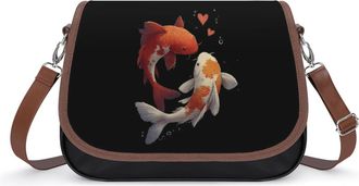 Generic Koi1 Japanese Fish Fashion Womens Crossbody Bags Novelty Handbag Shoulder Bag Purse