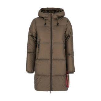 Afterlabel Parkas, female, Brown, Size: XS Brown Ruby Coats for Women