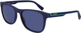 Lacoste Square Zonnebrillen - Heren - Zonnebrillen - Blauw - 56 MM - Accessoires