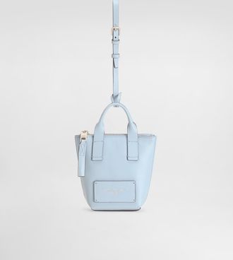 Dolce & Gabbana Adamo Crossbody Minibag In Calfskin - Man Bag Accessories Azure Leather Onesize