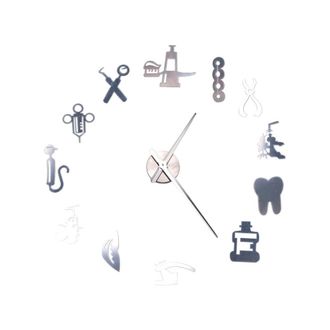 OEM Reloj De Pared Gigante Para Dentista (h&aacute;galo Usted Mismo), Reloj De Pared Extragrande Para Dentista, Espejo De Mano, Decoraci&oacute;n Para Consultorio Denta
