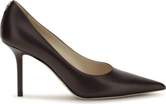 Jimmy Choo London Brown Leather Pumps