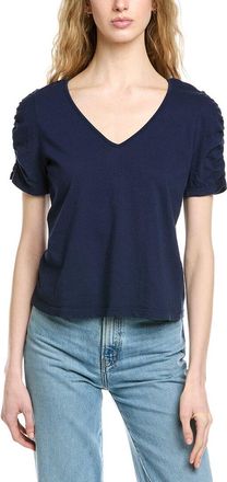 Michael Stars Josie Ruched Sleeve T-Shirt