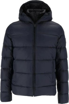 Fay Db Front Piuma Cappuccio - - Jackets - Uomo - Blu - XL