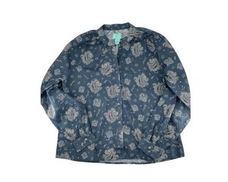 Tasha Polizzi Womens Marie Paisley Blouse In Navy
