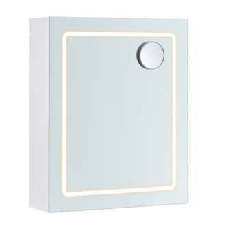 Vasagle Armario de pared para ba&ntilde;o con espejo led funci&oacute;n antivaho