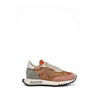 Bepositive Schoenen, Dames, Oranje, 39 EU, Leer, Space Race Sneakers